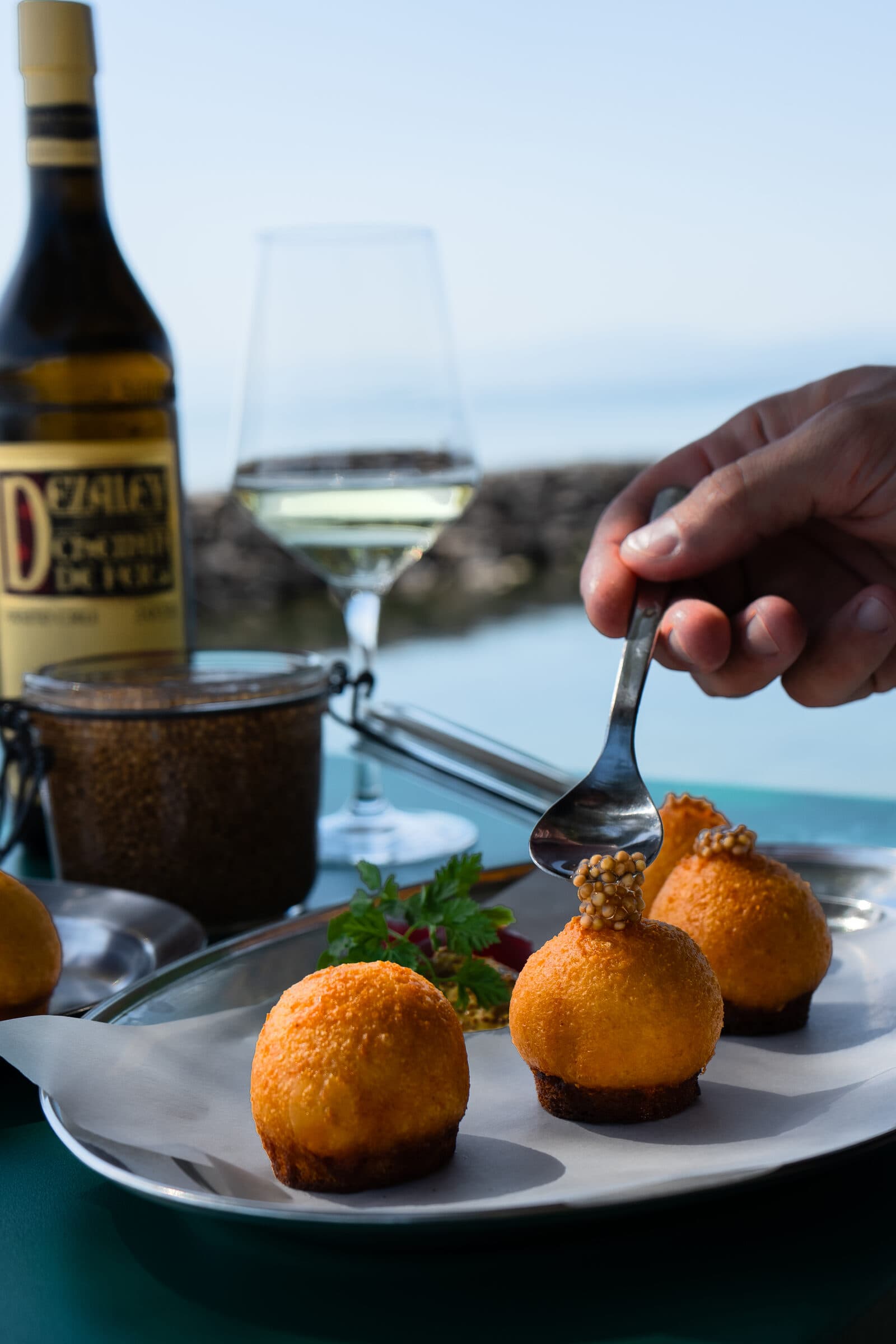 Malakoffs KOFF dorés, gros plan gastronomique